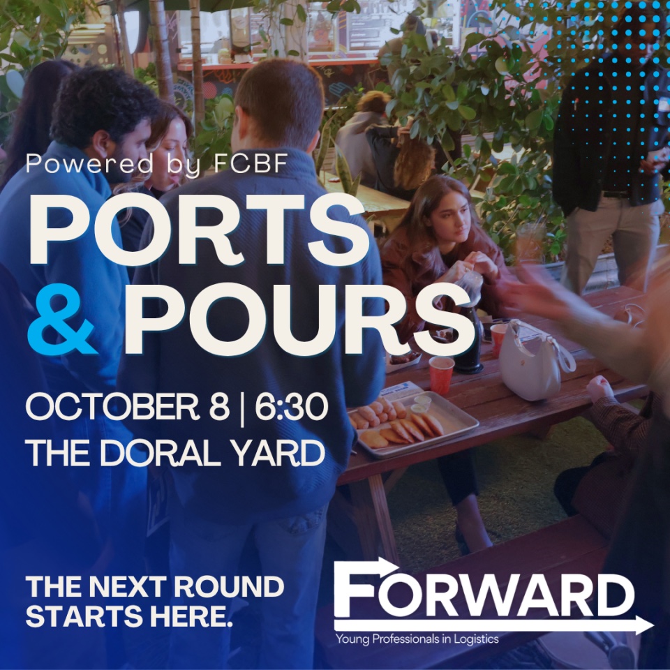 Ports & Pours flyer, October 8 at 6:30, The Doral Yard